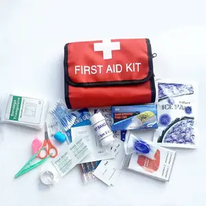 Firstime OEM Großhandel benutzer definierte Logo Travel Survival Kit Notfall Erste-Hilfe-Ausrüstung