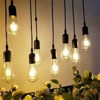 Fabricant Professionnel Nouvelle Décoration de Mariage Créative Vintage Lustre à 10 Ampoules Edison pour Ambiance Romantique
