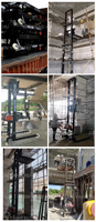 JIN YANG HU Nouveau élévateur de tuyaux en acier électrique mobile de 2 à 10 m, gerbeur de 300 kg pour hôtels et commerce de détail, levage de tuyaux