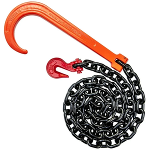 Cadena de Remolque MaxPlus con Gancho en J Soldado de Acero Galvanizado, 14 pies, G70, para Remolcar Autos, Tipo V - Product Image 1