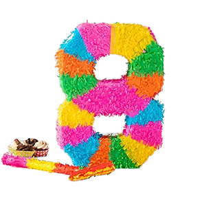 Yuyang mainan permen Pinata angka pelangi, untuk anak-anak Natal Paskah Halloween ulang tahun pesta wisuda pernikahan - Product Image 4