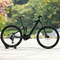 Vélo électrique de ville 48V 500W Bafang Mid Drive M430, E-MTB à suspension intégrale, transmission électronique sans fil, RockShox 12 vitesses