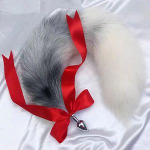 الوثن الأسود الثعلب الذيل المعادن المكونات الشرج الشرج لعبة الجنس - Product Image 4