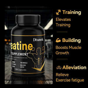 Dismok 100% Reines Kreatin-Monohydrat Kapseln für Schnelleren Muskelaufbau Energiemanagement Immununterstützung-Zwei Pillen Täglich für Männer - Product Image 4