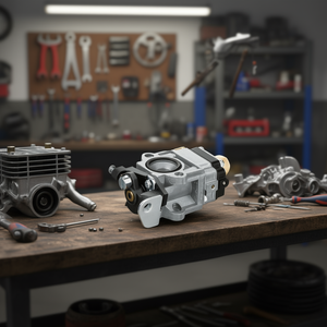 Carburateur en alliage de zinc de haute qualité pour moteur à essence Truper DES-330, état neuf avec joint inclus, compatible moto - Product Image 2