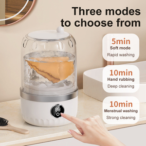 Mini <span class=keywords><strong>Lavadora</strong></span> Portátil Automática Multifuncional Todo en Uno <span class=keywords><strong>de</strong></span> Carga Superior para el Hogar, <span class=keywords><strong>Zapatos</strong></span>, Ropa Interior y Exteriores - Product Image 6
