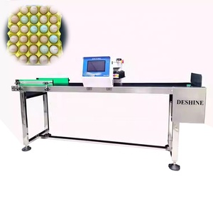 Nouvelle machine de codage d'œufs entièrement automatique à 6 buses, imprimante jet d'encre multifonctionnelle à séchage rapide avec cartouche d'encre de qualité alimentaire et support flexible - Product Image 1