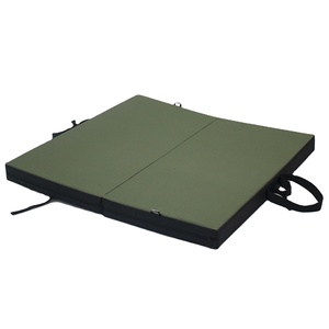 Colchoneta Plegable para <span class=keywords><strong>Escalada</strong></span> en Roca, Colchoneta de Protección, Colchoneta para Boulder, 1000D, Negro/Gris - Product Image 1