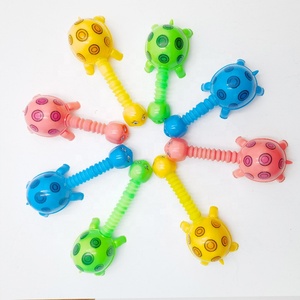 Tube télescopique polyvalent en plastique en forme de tortue pour enfants, unisexe, pour la décompression et l'étirement, cadeau amusant, jouet éducatif - Product Image 3