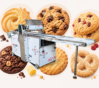 Machine à découper les biscuits commerciale, machine automatique de découpe de biscuits, équipement de formage de pâte à biscuits mous