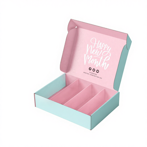 Caja de cartón para cuidado de la piel, Logo personalizado impreso, corrugado, con inserto - Product Image 1