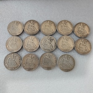 Moneda Conmemorativa de Medio Dólar Estadounidense con <span class=keywords><strong>Motto</strong></span> 1866-1879, Réplica Plateada en Plata, Acabado P Mint - Product Image 3
