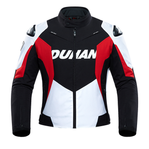 Blouson de moto en cuir pour homme sur mesure avec rembourrage en bambou et fermeture éclair sur le devant, équipement de conduite homologué pour la course - Product Image 4