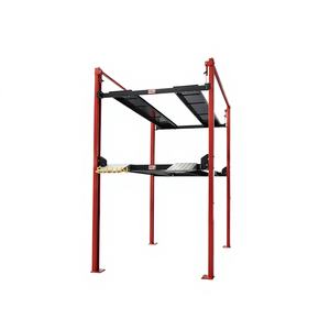 Elevador de Autos de 4 Postes para Garaje Doméstico, Elevador de Estacionamiento de Autos de 4 Postes, Elevador de Estacionamiento de Autos de Triple Plataforma, Precio del Elevador de Estacionamiento de Autos - Product Image 1