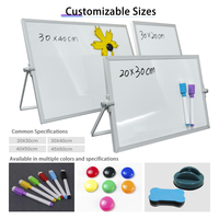 Tableau blanc magnétique double face en métal, portable et pliable, pour usage professionnel