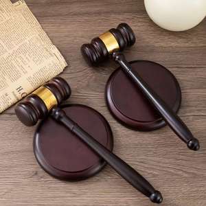 ชุดค้อนไม้คุณภาพสูง งานฝีมือประณีต สำหรับนายประมูล ผู้พิพากษา อุปกรณ์ตกแต่งโต๊ะทำงาน พร้อมสลักลาย สวยงามหรูหรา - Product Image 3