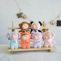 Nuevo Muñeco de Peluche Personalizado con Cara de Vinilo, Mascota de Cosplay Kawaii con Cara Regordeta, Llavero de Decoración de Bolsos de Moda para Colección de Fans