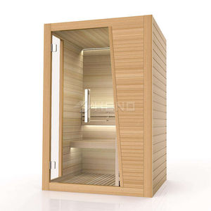 ห้องซาวน่าอินฟราเรดสไตล์ฟินแลนด์แบบโมเดิร์นสำหรับ 2-3 คน ทำจากไม้เนื้อแข็งแบบดั้งเดิม - Product Image 5