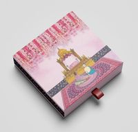 Nouvelle arrivée, boîte à base pliable de luxe de haute qualité, personnalisée, avec couvercle, matériaux recyclés, doublure écologique, emballage cadeau, emballage de vêtements en papier