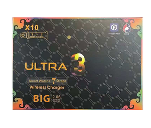 Montre Connectée X10 Ultra 3 Étanche avec 7 Bracelets, Surveillance Sportive, Appels Bluetooth, Vente Chaude 2025 - Product Image 1
