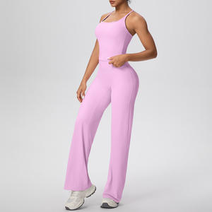 Ensemble de vêtements de yoga pour femmes de haute qualité, 2 pièces, haute élasticité, course à pied, sport, gym, fitness, entraînement, vêtements de sport - Product Image 6