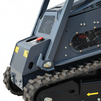 Mini-chargeuse compacte sur chenilles EPA Diesel pour travaux agricoles, de jardinage et de construction