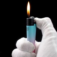 Allume-cigare à gaz Godblaze avec logo personnalisé, allume-cigare Clipper personnalisé avec logo, fourni par l'usine