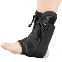 Sangles de soutien orthopédiques pour la cheville, réglables, pour fracture de la cheville, attelle de cheville à lacets pour soutien post-opératoire