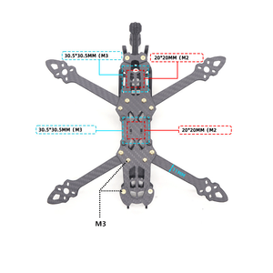 Marco de Fibra de Carbono Original HSKRC MAK4 HD para Quadcopter RC de 5/6/7 Pulgadas, Compatible con DJII Air Unit/CADDX para MARK4 HD - Product Image 3