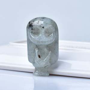 Vente en gros de cristaux d'artisanat folklorique naturel pierres de guérison sculptées à la main pierre de cristal personnage <span class=keywords><strong>Jack</strong></span> et Sally pour les cadeaux d'Halloween - Product Image 5