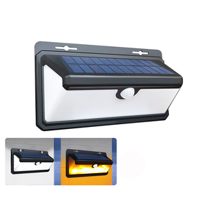 Lampe murale solaire extérieure en ABS, étanche IP65, avec détecteur de mouvement LED pour jardin, grand angle 270°, 3 modes, rechargeable - Product Image 2