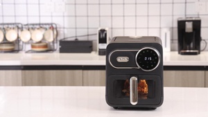 Friteuse à air numérique électrique multifonctionnelle entièrement automatique pour la maison, avec préchauffage rapide, cuisson vapeur et cuisson à la vapeur sans eau - Product Image 4