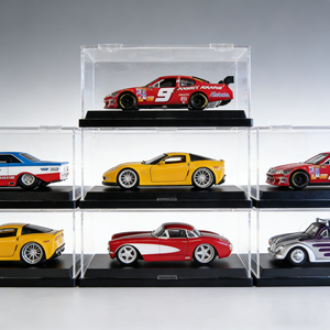 Vitrina de Pared Moderna Personalizada de Acrílico Transparente con Puerta Antipolvo para Autos de Juguete a Escala - Product Image 6