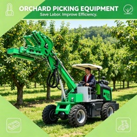 Machine de récolte vibrante pour noix, récolteuse de fruits par secouage et récupération