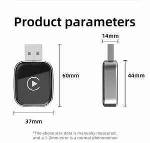 Très petit Dongle de voiture Plug Play Type C USB 2 en 1 sans fil Android Auto Mini Carplay Adapter - Product Image 6
