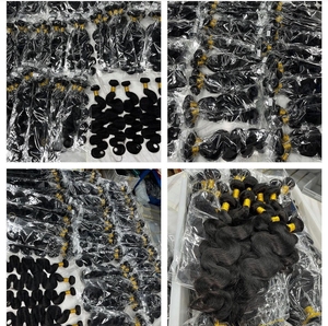 Bellishe Body Wave 100 <span class=keywords><strong>613</strong></span> Blonde Pas Cher Paquets de Cheveux Humains En Gros Cuticule Aligné Indien Vierge Paquets de Cheveux Bruts - Product Image 5