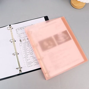 Desktop Large Capacity Office Supplies Custom A4 Size Plastic pp Report Document Organizer Black D-ring <strong>File</strong> Folder - Product Image 4