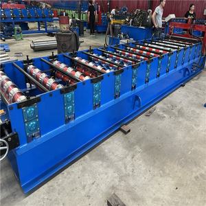 Máquina Formadora de Tejas de Piso de Lámina Trapezoidal y Corrugada de Doble Capa con Motor y Rodamiento 220V/380V - Product Image 4