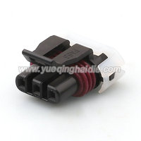 Connecteur de prise de bobine d'allumage étanche Haidie 3 broches femelle pour faisceau de câbles électriques automobiles 12059596 12059595