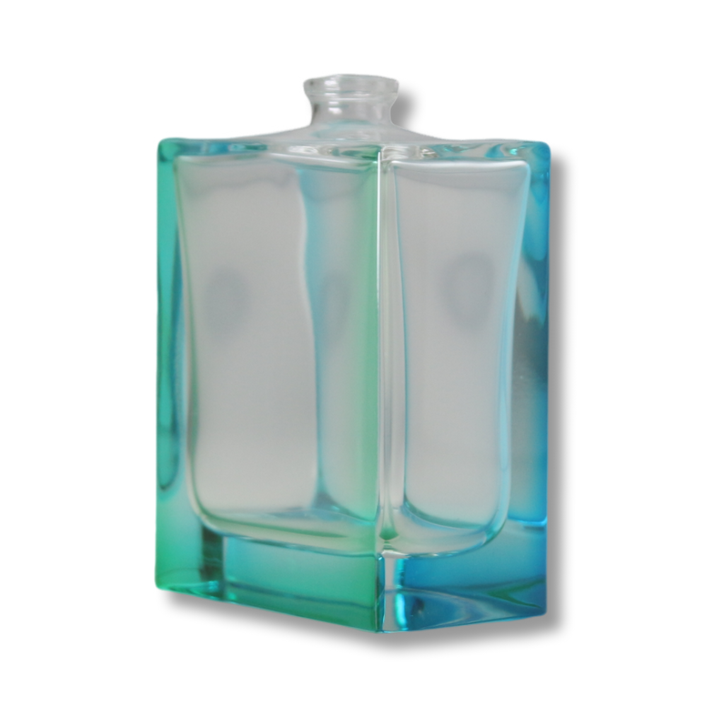 Azul-verde translúcido