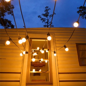 Kommerzielle Qualität anschließ bare weiße Farbe Outdoor Home Patio Party Vintage Dekor Led <span class=keywords><strong>Festoon</strong></span> G50 Lichterketten - Product Image 6