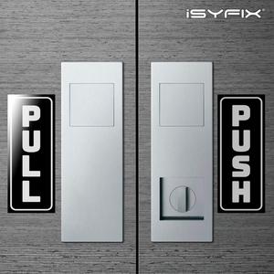 Autocollant vertical push-pull pour vitrine, décalcomanie auto-adhésive en vinyle durable et imperméable pour portes, commerces, cafés, extérieur - Product Image 6