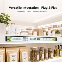 Module LCD Bar BOE 23,1 pouces CD231F3M-002 1920x158 Panneau LCD LVDS 700 nits pour affichage publicitaire en magasin
