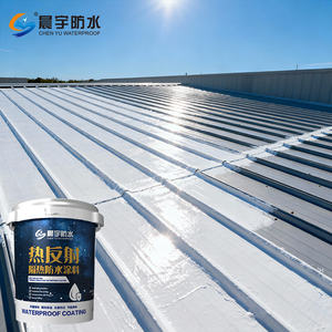 Pintura <span class=keywords><strong>de</strong></span> Recubrimiento Aislante Térmico Reflectante del Calor Solar, Impermeabilizante para Techos <span class=keywords><strong>de</strong></span> Vidrio, Resistente al Calor y a la Humedad, Color Blanco - Product Image 4