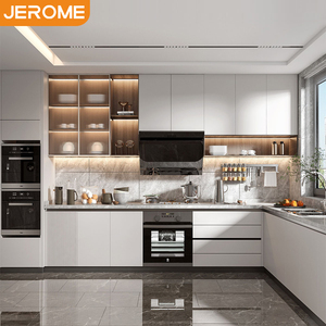 Mueble <span class=keywords><strong>de</strong></span> <span class=keywords><strong>Cocina</strong></span> Modular Jerome Modern Luxury, Armario Organizador Completamente <span class=keywords><strong>de</strong></span> Aleación <span class=keywords><strong>de</strong></span> Aluminio, Mueble <span class=keywords><strong>de</strong></span> <span class=keywords><strong>Cocina</strong></span> Completo <span class=keywords><strong>con</strong></span> Fregadero - Product Image 2