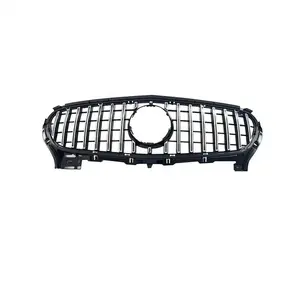 GTR Style Car Front Grille For Mercedes Benz AMG GT S GT R GT C 2 DOOR 2015 2016 2017 Car Grills ABS Material Accessory Parts