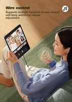 LDNIO LSY80c Câble de contrôle de fil audio Hi-Fi USB-C à 3.5mm femelle avec puce audio DAC