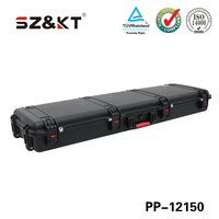 Mallette de transport robuste et longue de fabrication chinoise, étanche IP67, antichoc IK10, pour équipement de chasse, avec mousse personnalisée