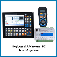 Panel CNC S6T Mach3, Computadora Industrial Todo en Uno con Teclado MPG, 8 Teclas Macro, Función de Configuración de Herramientas