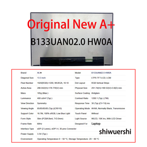 13,3-inch LCD-scherm 1920*1200 EDP 30pins 60Hz Vervanging NE133WUM N61 M133NW4J R0 R2 R3 B133UAN02.0 HW0A B133UAN02.2 B133UAN02.6 - Product Image 2